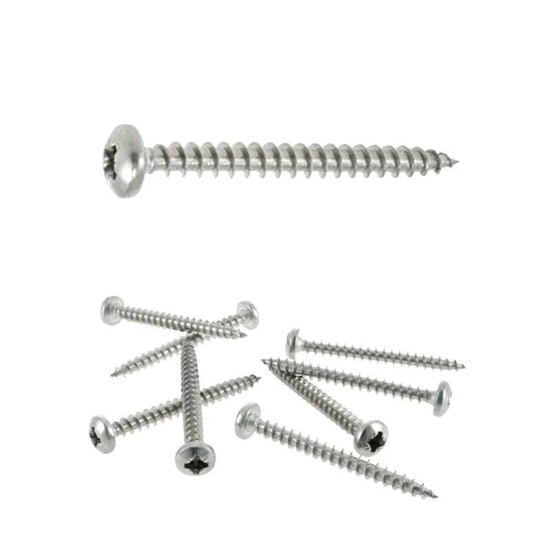 100 Vis Agglo tête cylindrique pozidriv Inox A2 - Diamètre 4,0 mm